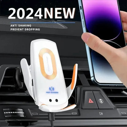 30W Wireless Car Phone Holder Universal navigation Clip Sensing Open Close Navigation Mount Wireless Charging Automobile Accessori
