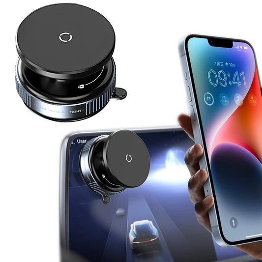 For Magsafe Intelligent Car Mount 360° Rotation Magnetic Vacuum Adsorption Suction Cup Bracket Car Magnetic Holder for iPhone